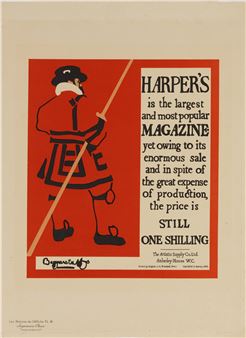 HARPER'S. Maitres de l'Affiche. and: A group of 13 other Maitres de l'Affiche. - William Nicholson
