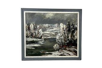 Cardboard, Oil - Vizulis Hehts