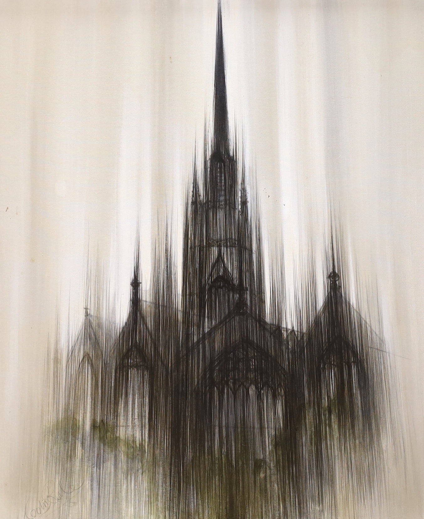 Colin Rule | Abstract view of a cathedral | MutualArt