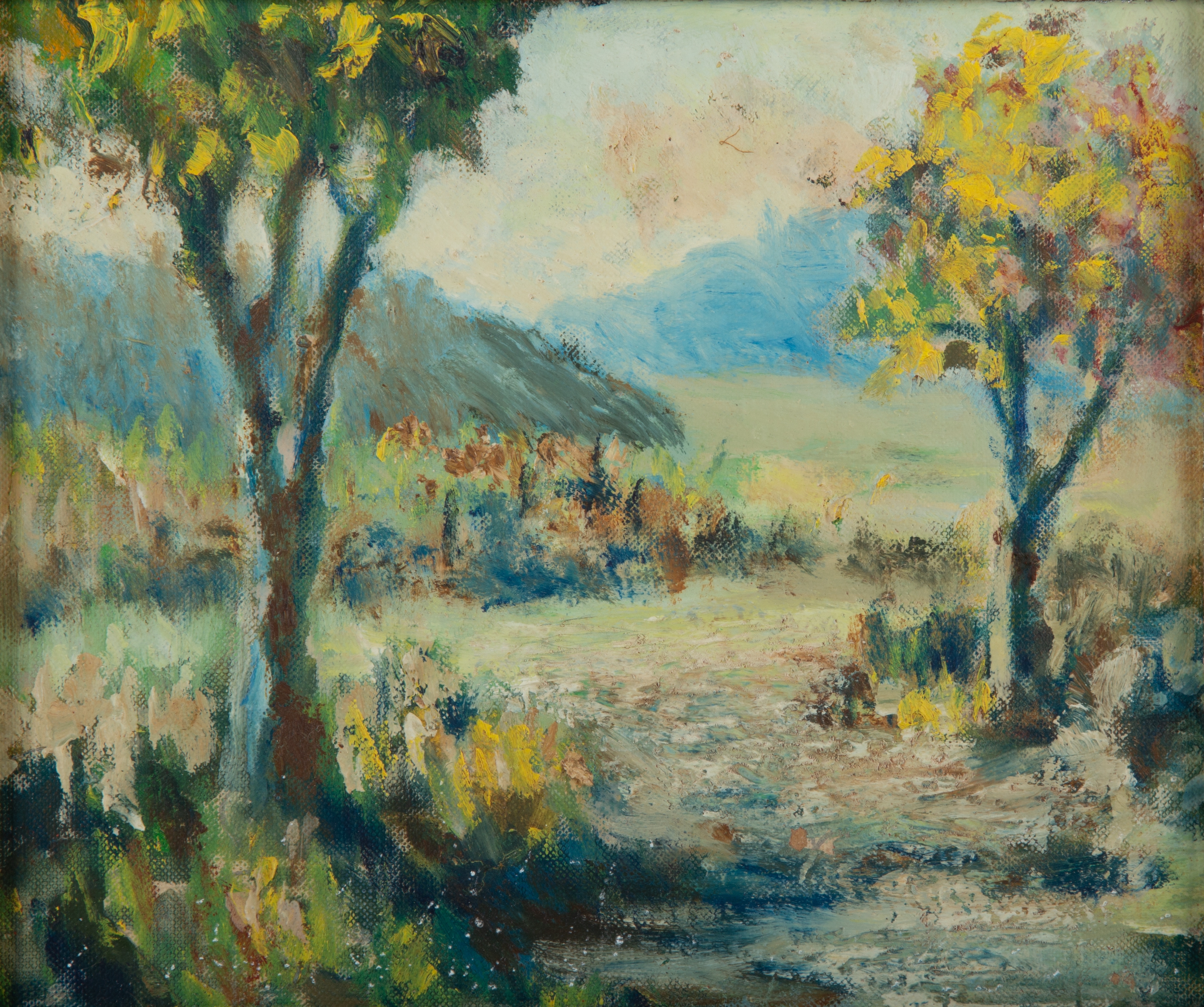 Artwork by James Heller, IMPRESSIONISTIC LANDSCAPE PAINTING, Made of oil on artist board