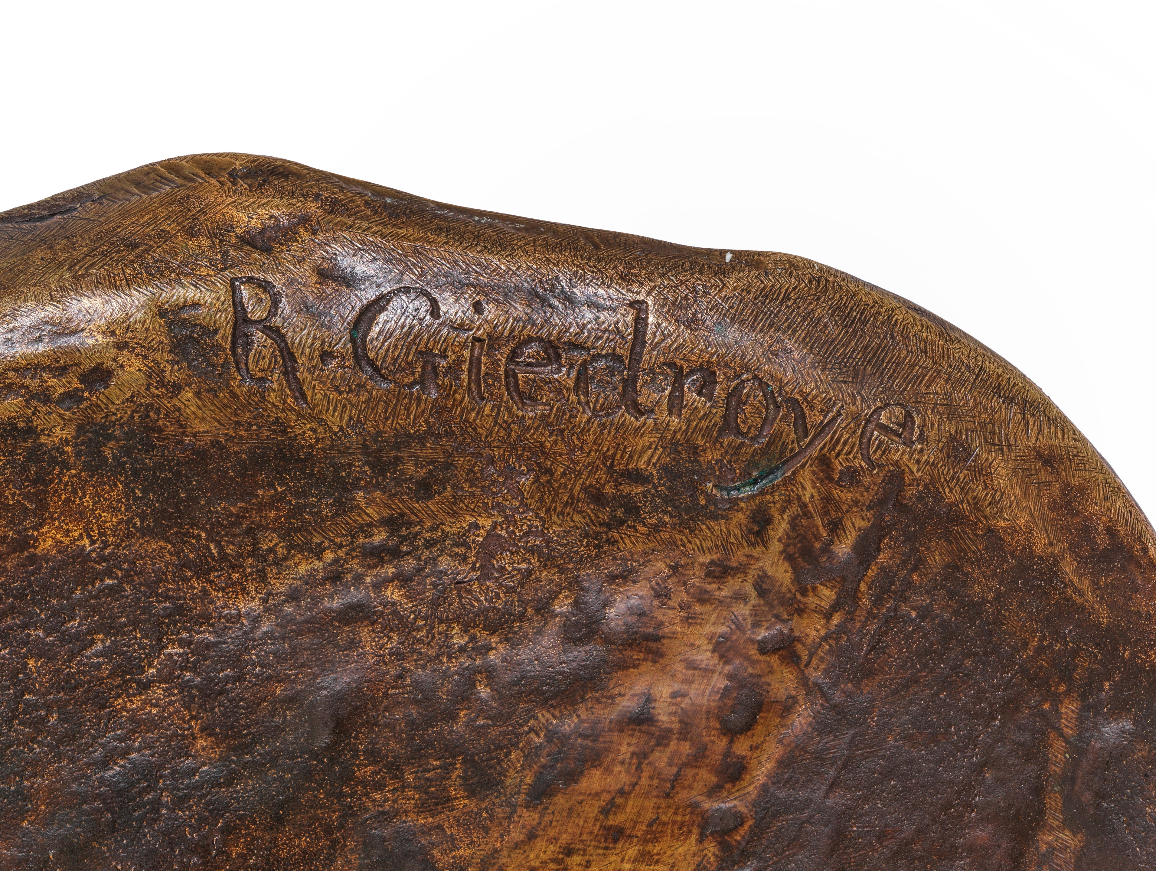 Artwork by Romuald Giedroyć, A bust of Emperor Alexander II, Made of bronze