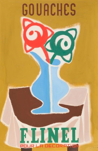 Artwork by Marie Janine Porcherot, Marie Janine PORCHEROT dit DAŸ (1929-1968)... - Lot 87 - Nicolas Nouvelet Commissaire-priseur, Made of gouache on paper