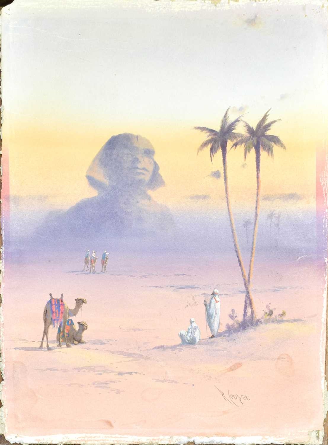 R Cooper | Figures before the Great Sphinx of Giza | MutualArt