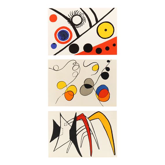 Alexander Calder | Three Lithographs (1963) | MutualArt