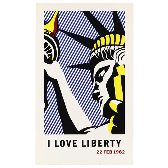 I Love Liberty by Roy Lichtenstein, 1982