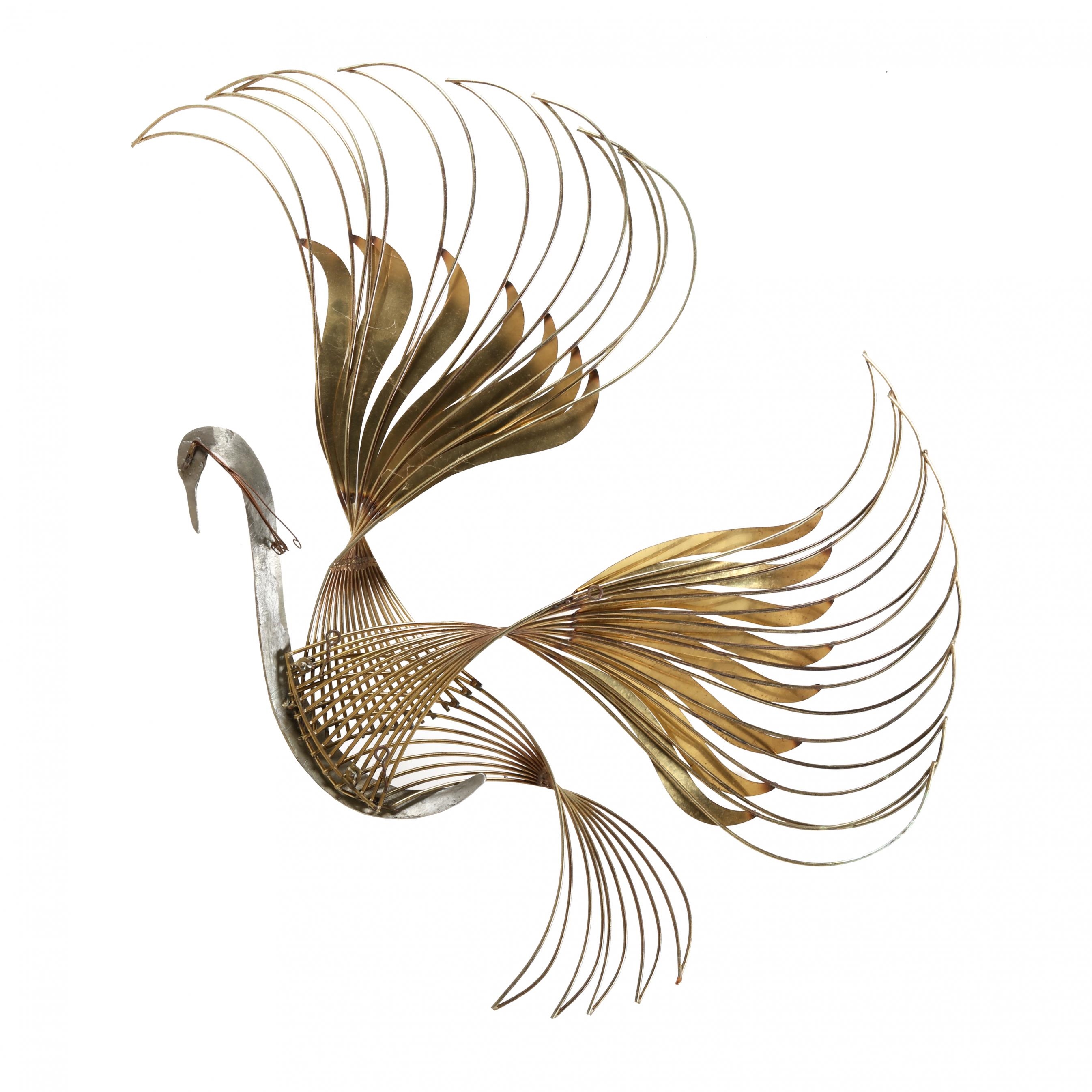 Curtis Jeré | Peacock Wall Sculpture (2013) | MutualArt