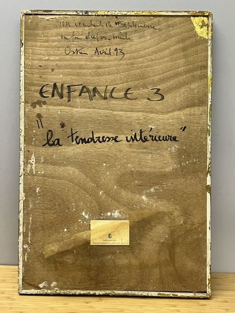 Artwork by Jean-Jacques Ostier, Inner tenderness, Made of panel