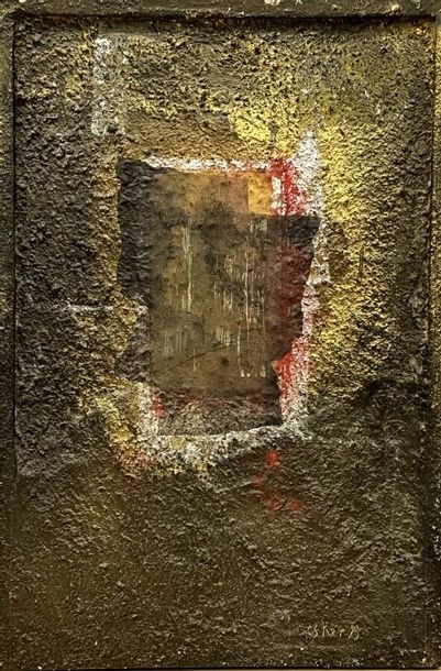 Artwork by Jean-Jacques Ostier, Inner tenderness, Made of panel