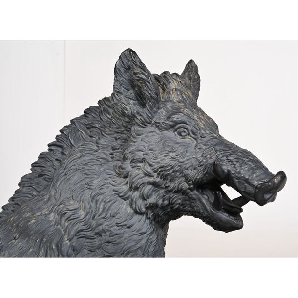 Artwork by Jean-Jacques Ducel, Fox and wild boar