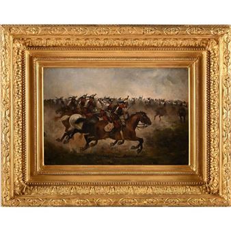 Cavalry Shock during the Franco-Prussian War - Georges Louis Hyon