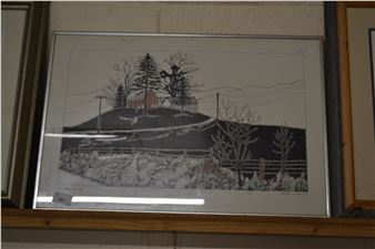 Mill Farm coloured print - Bridget Mchale