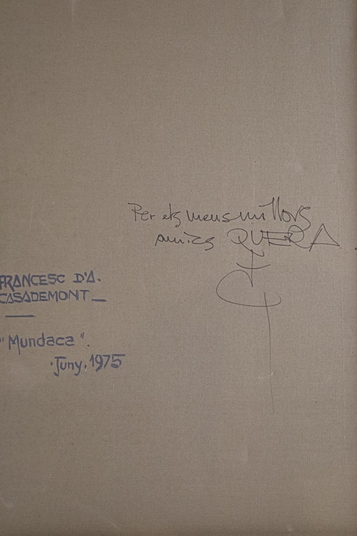 Francesc d'Assís Casademont i Pou | Mundaca (1975) | MutualArt