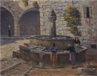 La vieille fontaine à Tulle - Clement Boyer