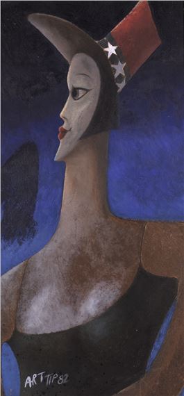 Dívka, 1982 by Svatopluk Pitra, 1982