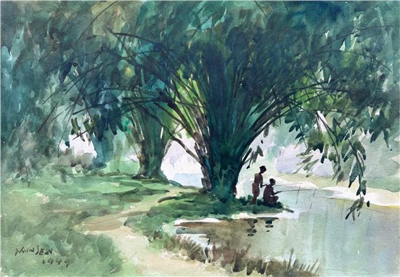 By the River, 1949 by Yong Mun Sen, 1949