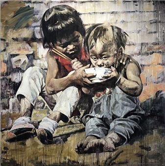 Exhibition features work by artist Hung Liu alongside an amazing group of women artists she taught