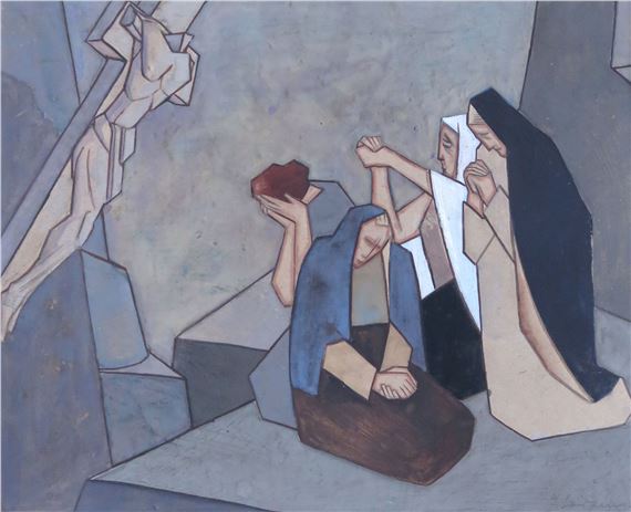 Sagrautais templis 1946 by Juris Soikans, 1946