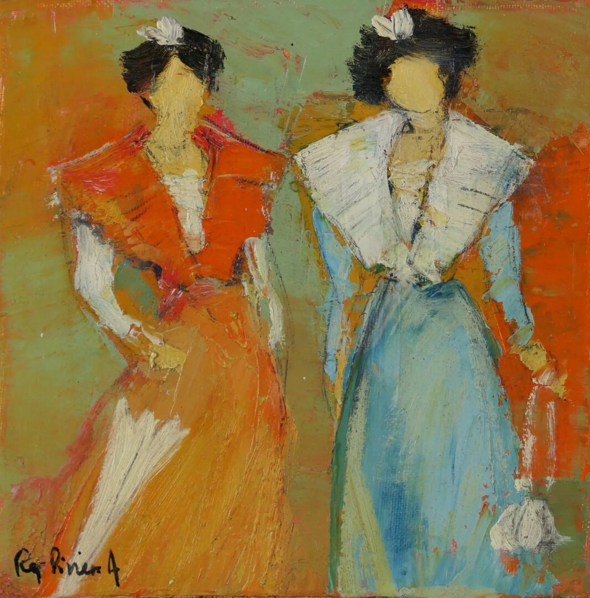 Régine Pivier-Attolini | Deux arlésiennes | MutualArt