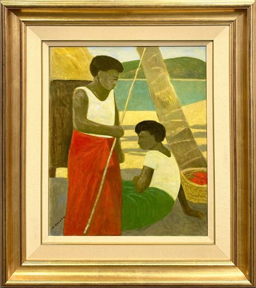 Fijian Natives by Ray Crooke