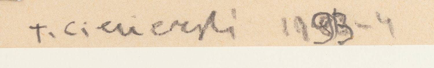 Artwork by Tomasz Ciecierski, Untitled, Made of watercolour, pencil