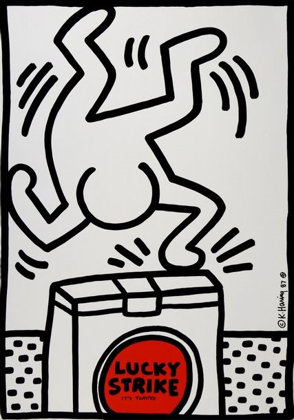 Lucky Strike by Keith Haring, 1987