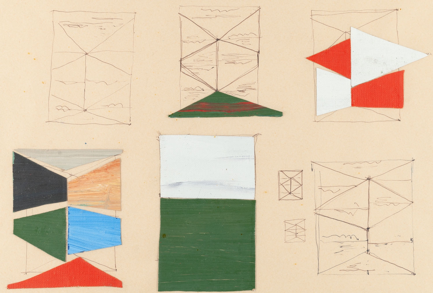 Artwork by Tomasz Ciecierski, Untitled, Made of watercolour, pencil