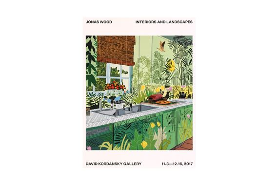 Jonas Wood | offset lithographic poster in colours on thin wove (2017 ...