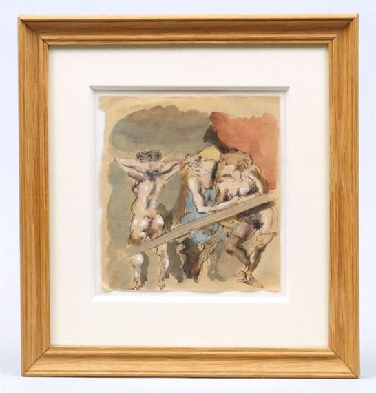 Young Women at the Railing by Roger Wild, 1930