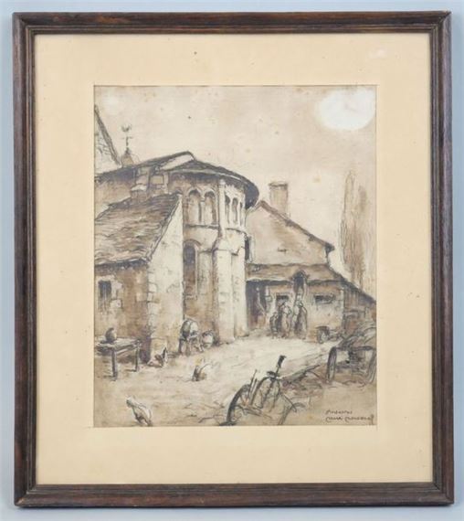 Rene Roussel | Apse of Saint-Martin d'Ardentes church (2024) | MutualArt