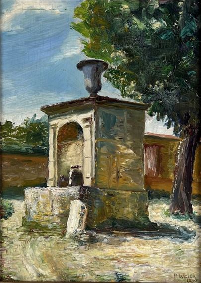 Fontaine by P. Welch, 1930