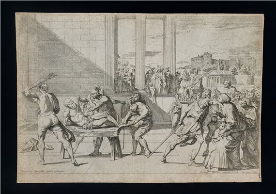 Martyrdom of St. Andrew by Carlo Maratta, painted in 1608