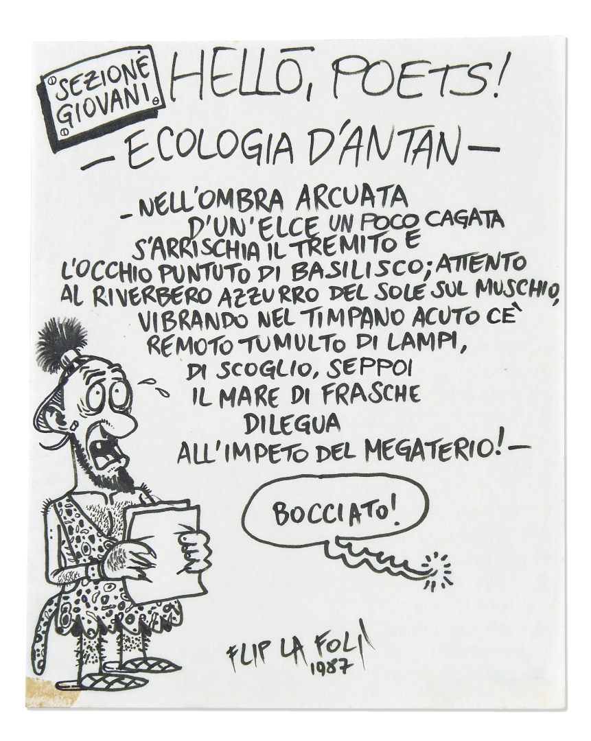 Artwork by Filippo Scozzari, Hellò poets! Ecologia d'antan