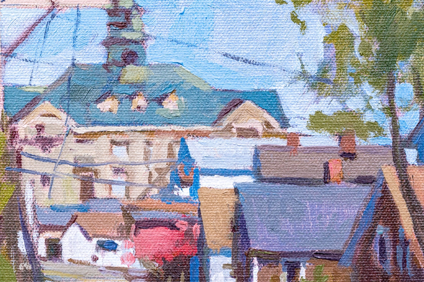 Artwork by Robert Abele, Robert Abele III (American, Made of oil on board painting