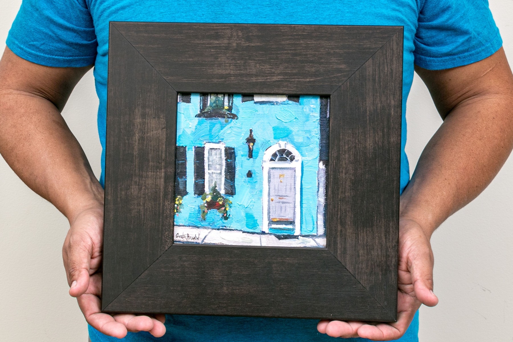 Artwork by Gina Brown, Gina Brown (American, Made of oil on board