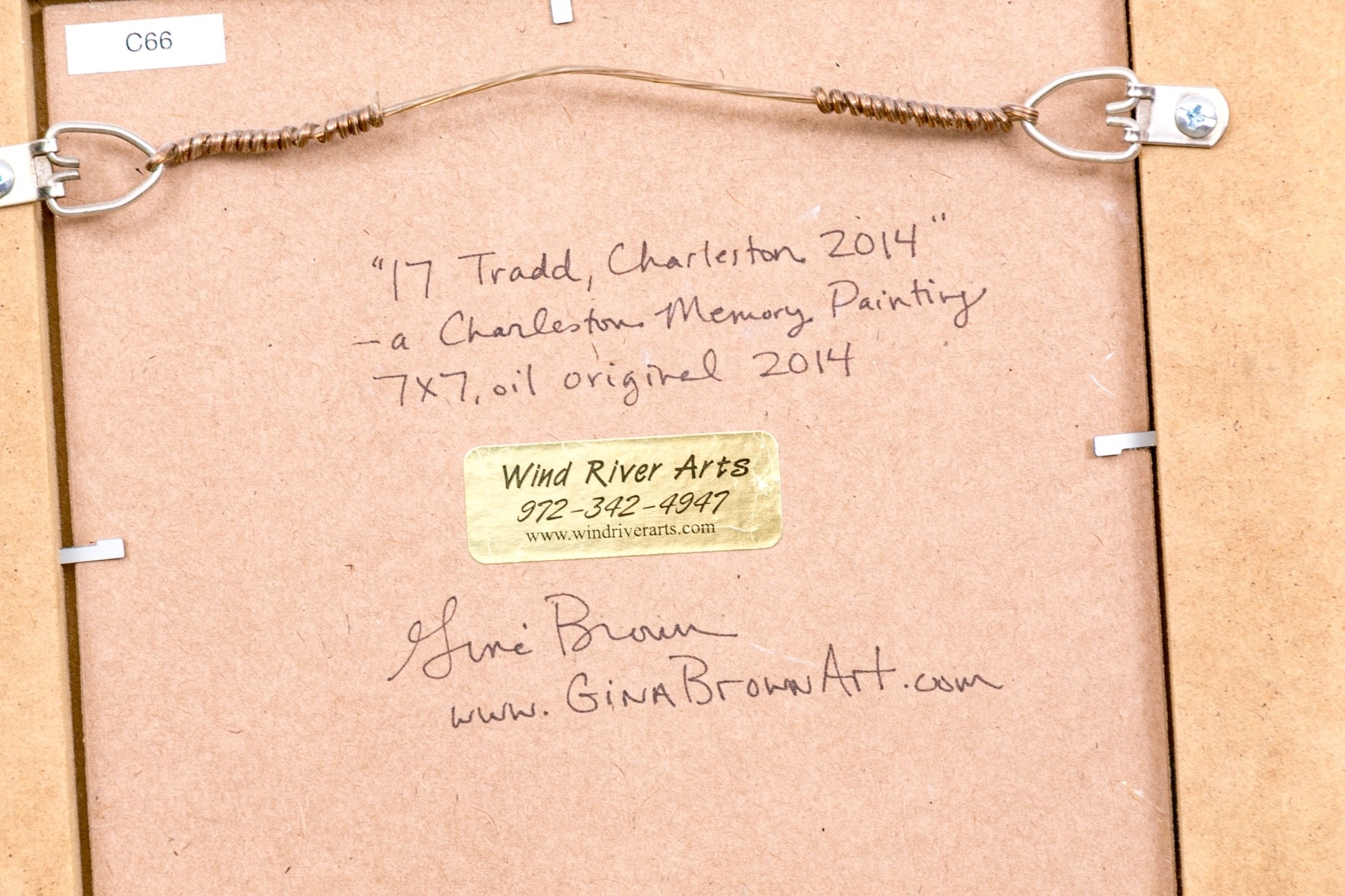 Artwork by Gina Brown, Gina Brown (American, Made of oil on board