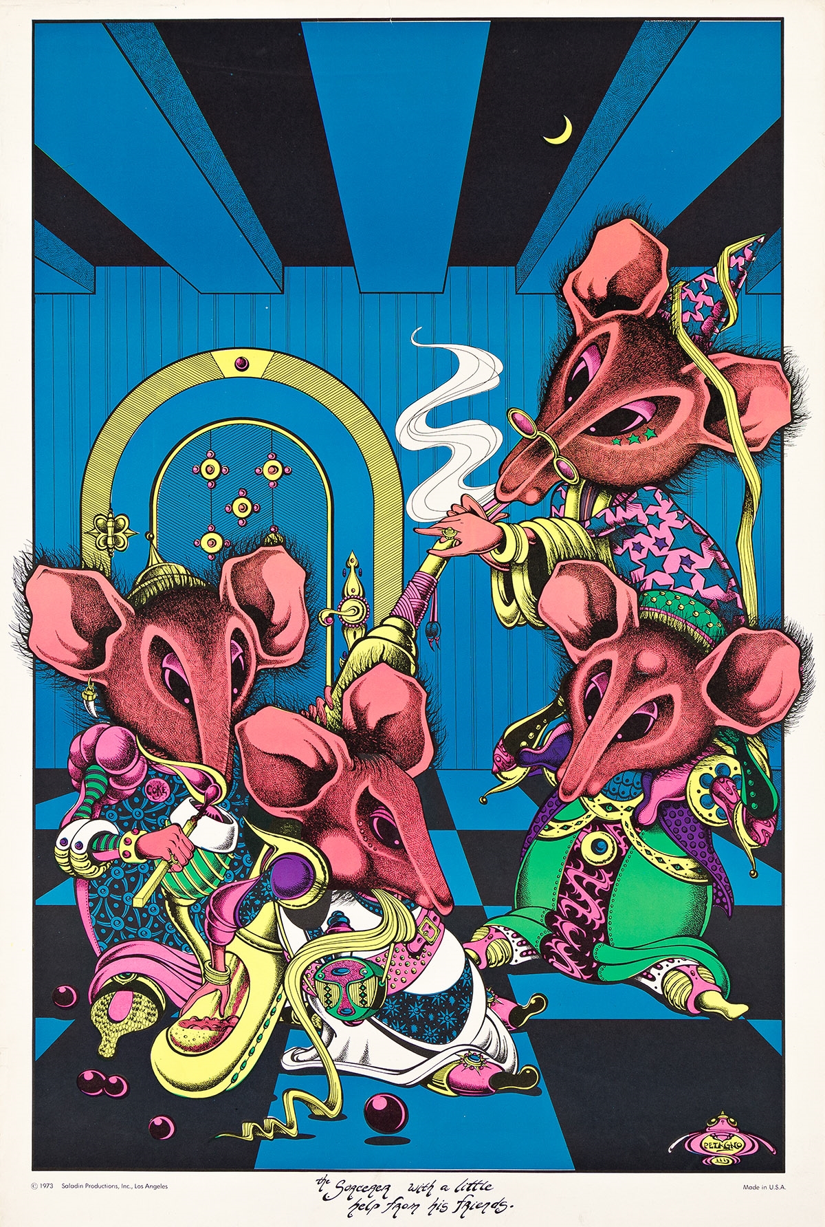 Artwork by Joe Petango, JOE PETANGO (1948- ), Made of album covers