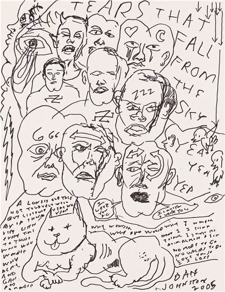 Daniel Dale Johnston オリジナル作品　原画 Daniel Johnston | DANIEL DALE JOHNSTON (1961-2019) (2011) | MutualArt