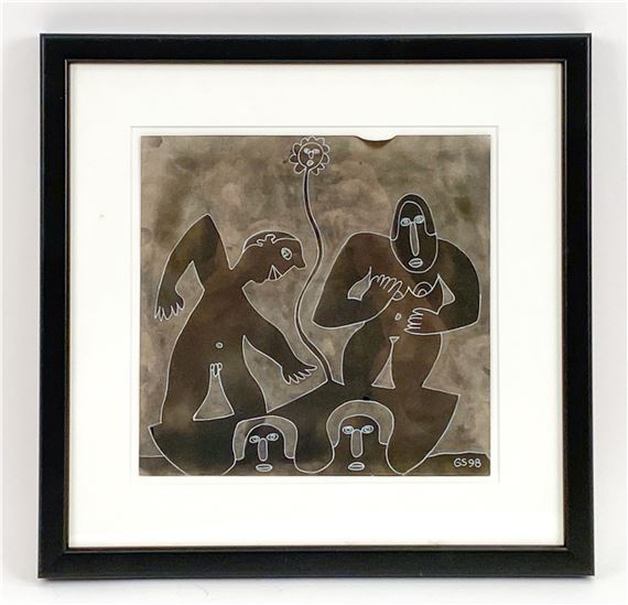 GERARD SENDREY, FRENCH (B. 1928) MIXED MEDIA by Gérard Sendrey, 1928