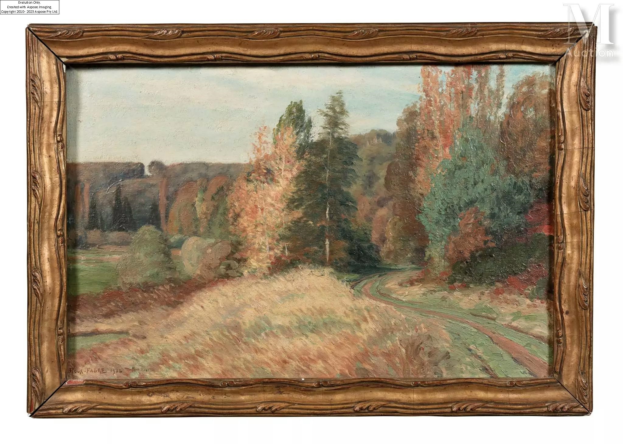 Emile Roux | Paysage automnal (1922) | MutualArt