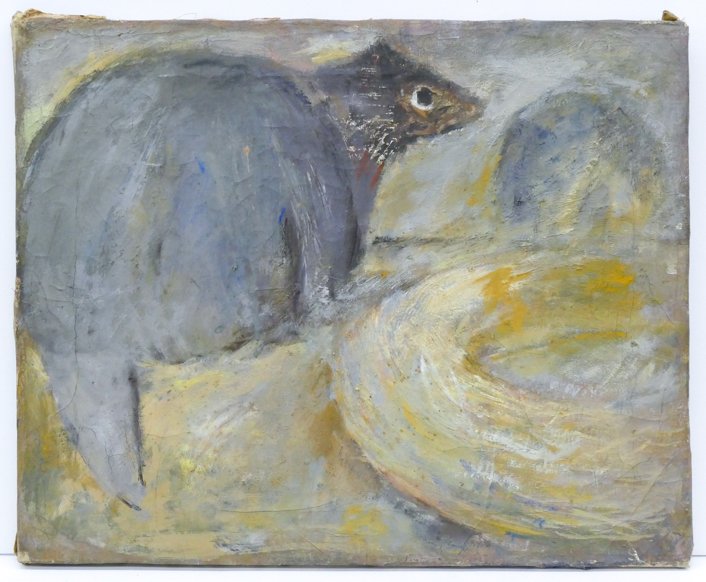 Arthur Runquist | Arthur or Albert Runquist ''Weasel Landscape'' Oil on ...