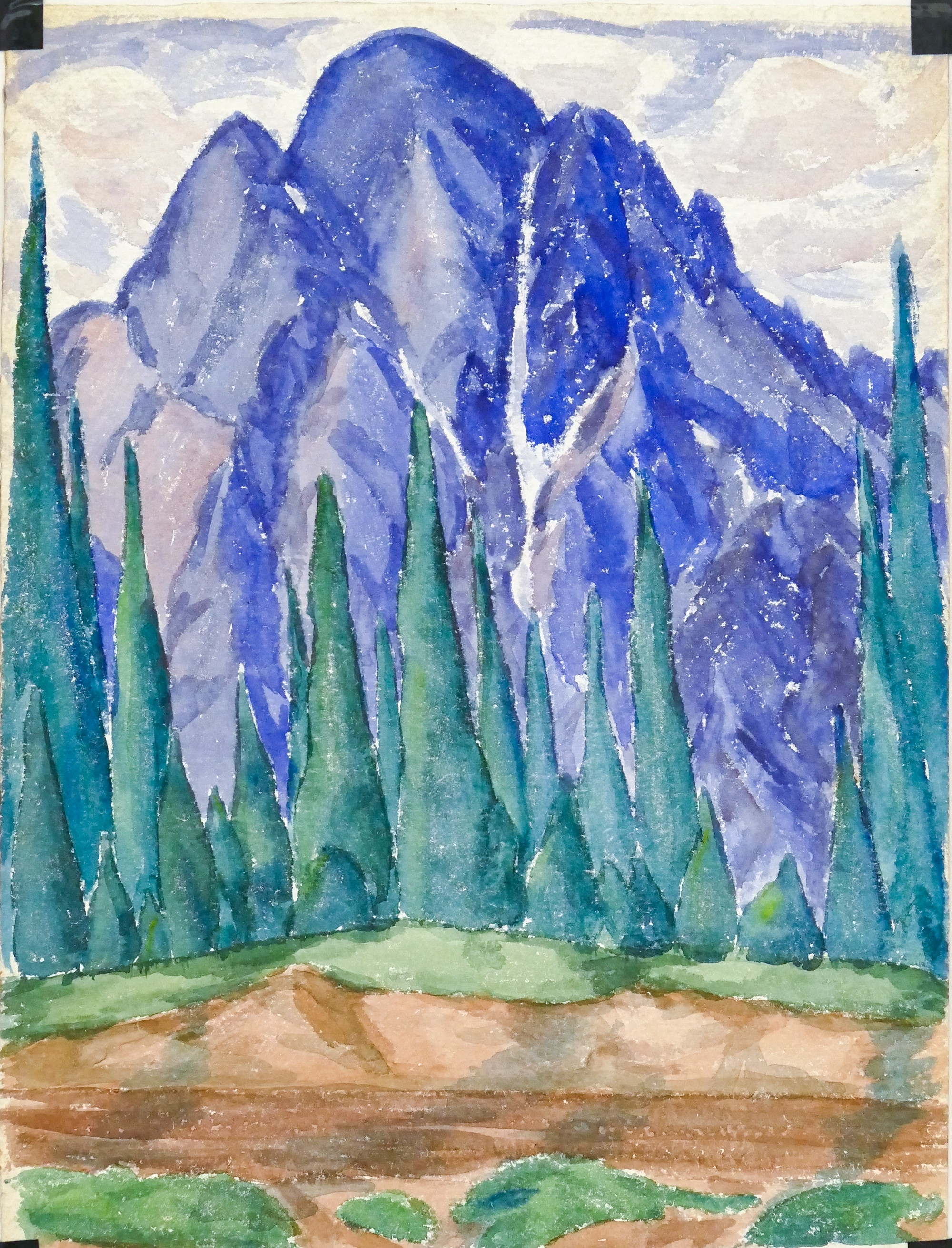 Arthur Runquist | Arthur or Albert Runquist ''Green Arches'' Watercolor ...