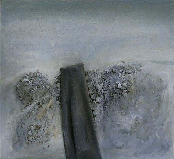 Neil Meitzler ''Rocky Shore'' 1968 Casein on Canvas by Neil Meitzler, 1968