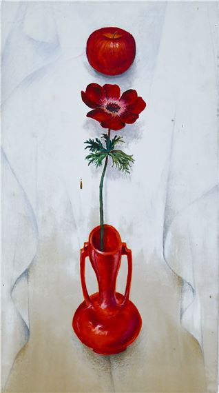 Neil Meitzler ''Catalina Vase'' 2000 Casein on Canvas 36''x20'' by Neil Meitzler, 2000