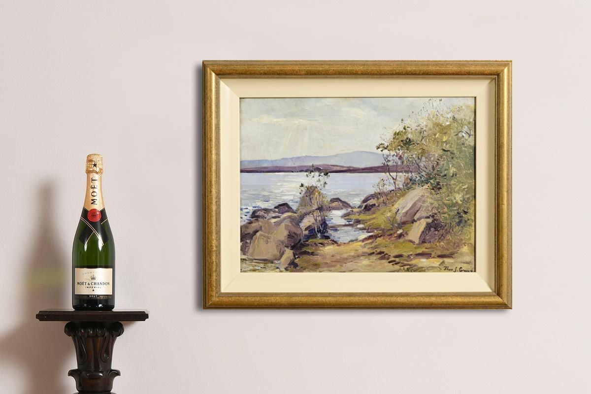 Artwork by Theodore James Gracey, Connemara Lake, Made of oil on canvas