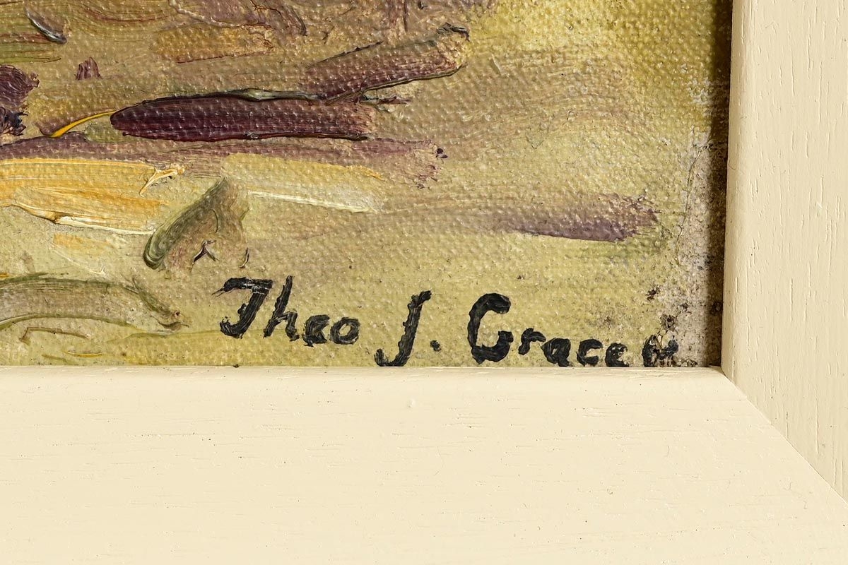 Artwork by Theodore James Gracey, Connemara Lake, Made of oil on canvas