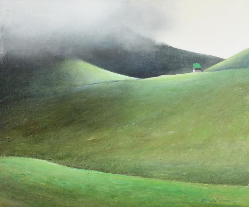 Albert Bertelsen | Sol gennem tågen (Færøerne) | MutualArt