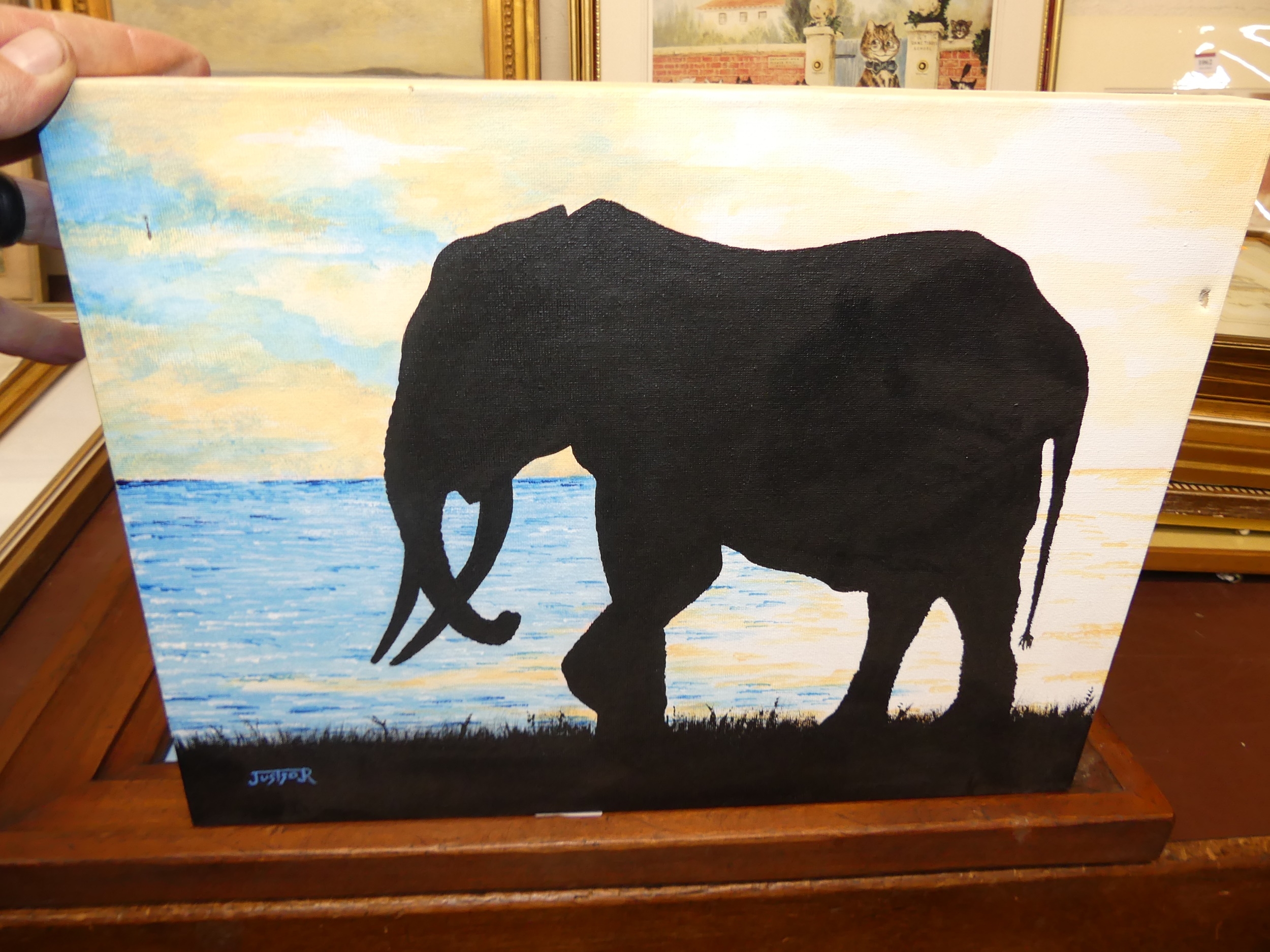 Artwork by James 'justso' Ridington, - Goats on Cheddar Gorge, Made of acrylic