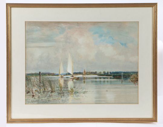 1969) SAILING ON THE BROADS. by Charles Mayes Wigg