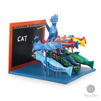 School of Catfish Carving - Ian Fancey