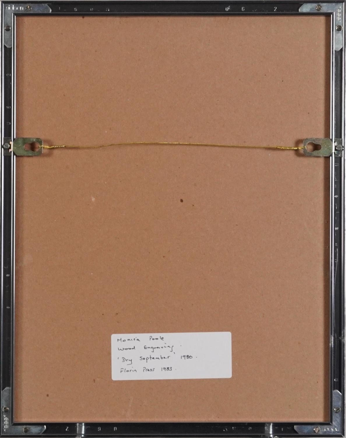 Artwork by Monica Poole, Dry September, Made of wood engraving